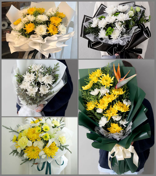 贵州贵阳白云区麦架镇高坡村白事花束代送